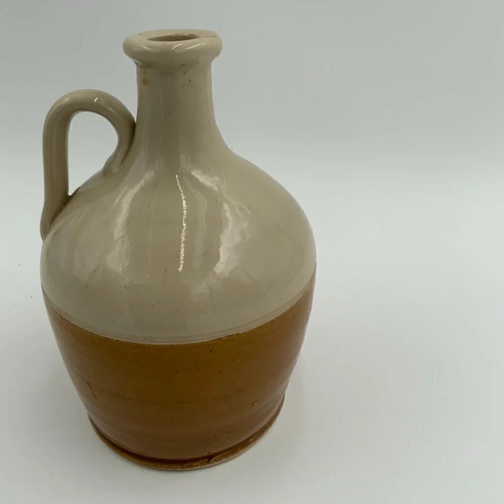 VINTAGE JAMES B. BEAM WHISKEY CERAMIC POTTERY DECANTER JUG by BRONTE LIQUEUR CO.